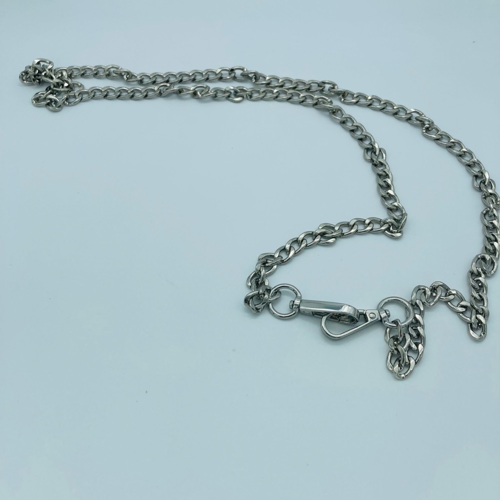 NEW GUN METAL TONE CHAIN TO MAKE INTO CROSSBODY